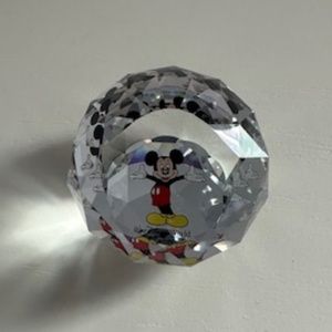 Disney Swarvoski Arribas Bros Mickey Mouse Paperweight